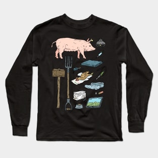 tools of the modern farmer. Long Sleeve T-Shirt